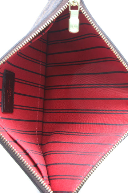 Louis Vuitton Neverfull Pouch Wristlet - Damier Ebene - photo 6