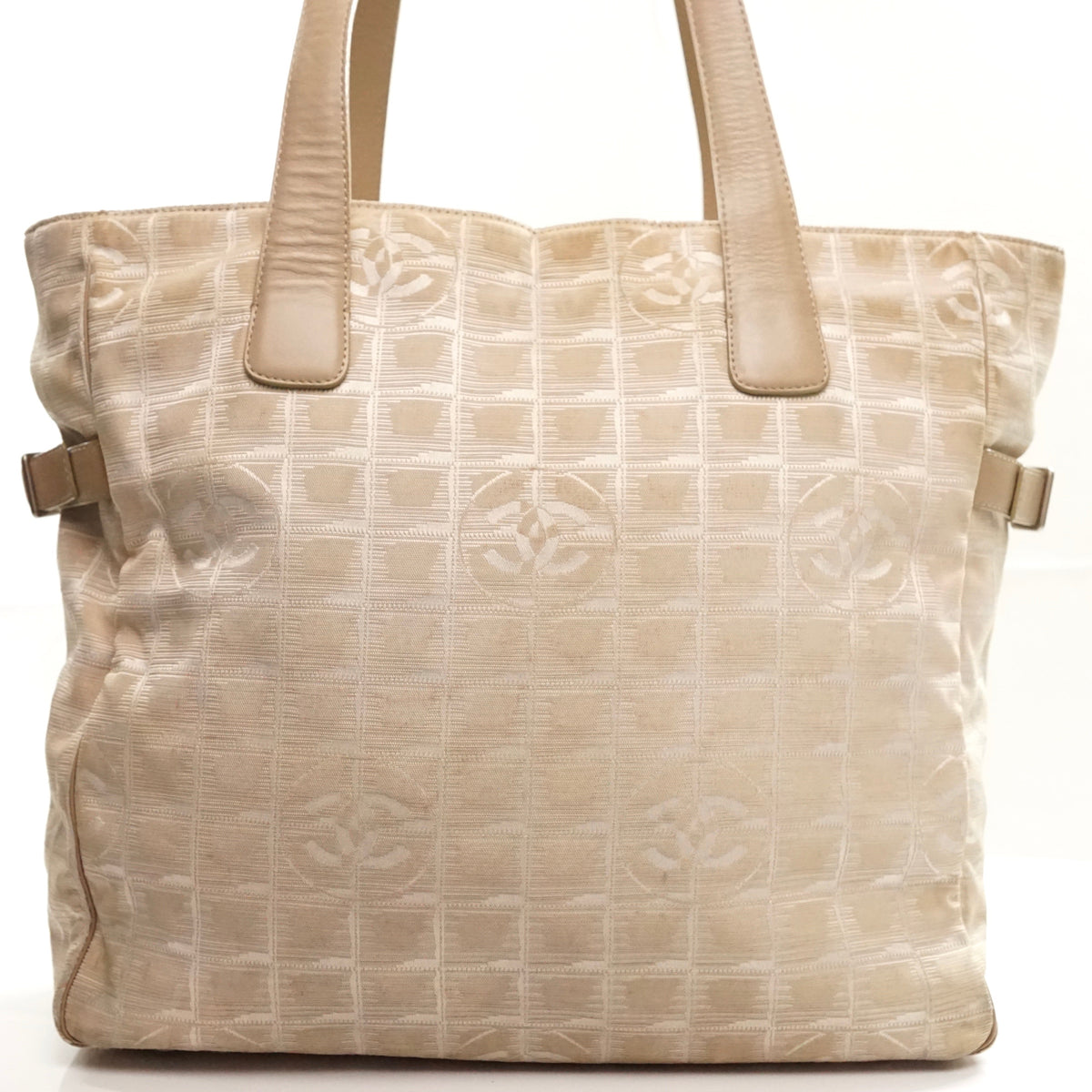 Chanel Travel Line Tote Bag Beige - photo 3