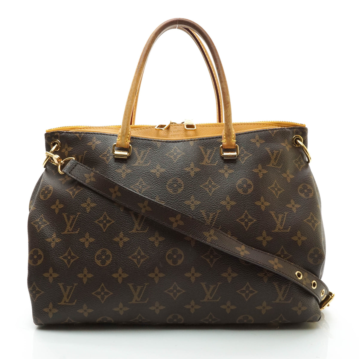 Louis Vuitton Pallas Tote Bag Brown - photo 3