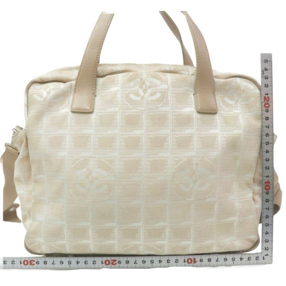 Chanel Travel Line Hand Bag Beige - photo 2