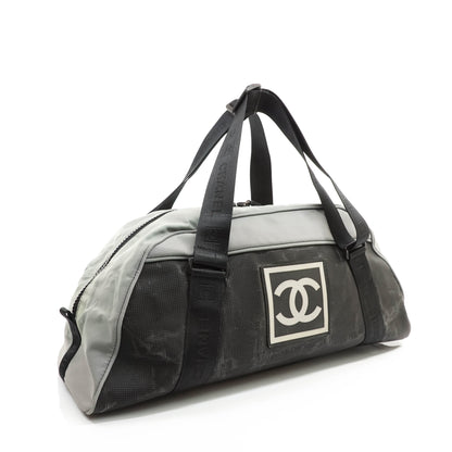 Chanel Boston Bag Nylon Gray - photo 4