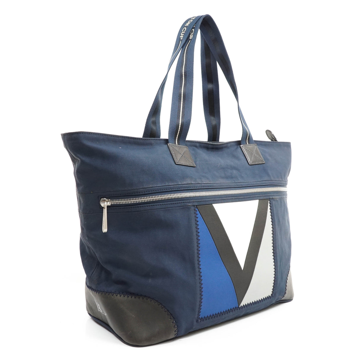 Louis Vuitton Cup Tote Bag Pvc Navy - photo 4