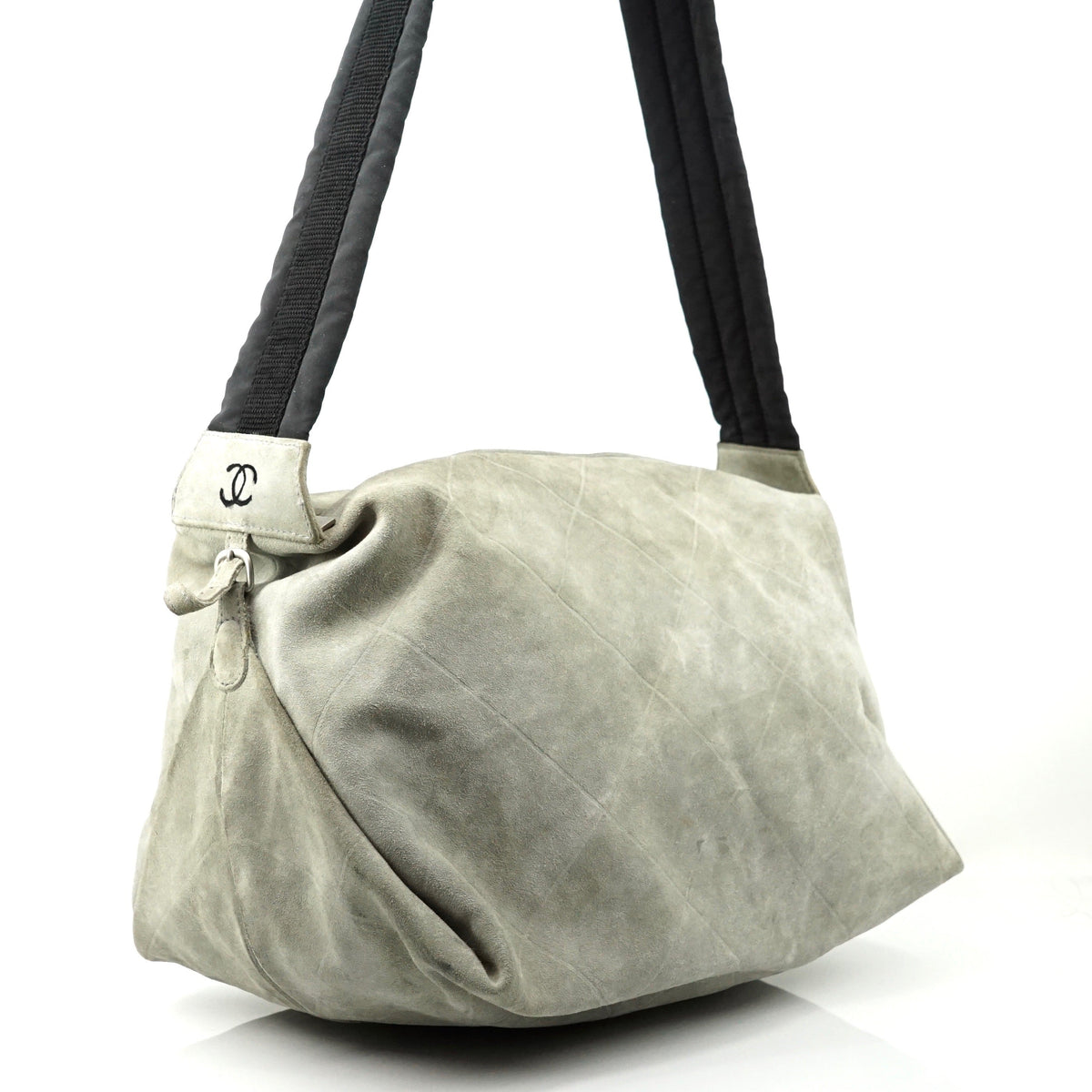 Chanel Cc Matelasse Canvas Shoulder - photo 5