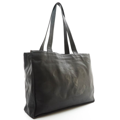 Chanel Tote Bag Black Leather - image 4