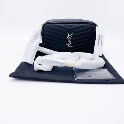 Saint Laurent Monogram Camera Lou Mini Quilted Black/Silver Black Leather Shoulder Bag - photo 4