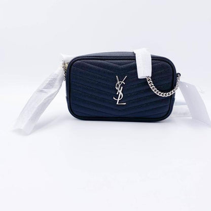 Saint Laurent Monogram Camera Lou Mini Quilted Black/Silver Black Leather Shoulder Bag - photo 5