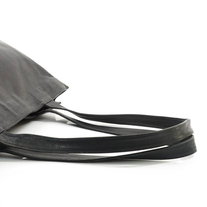 Chanel Tote Bag Black Leather - image 5