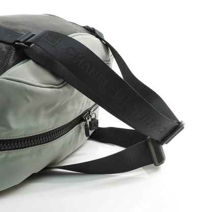 Chanel Boston Bag Nylon Gray - photo 5