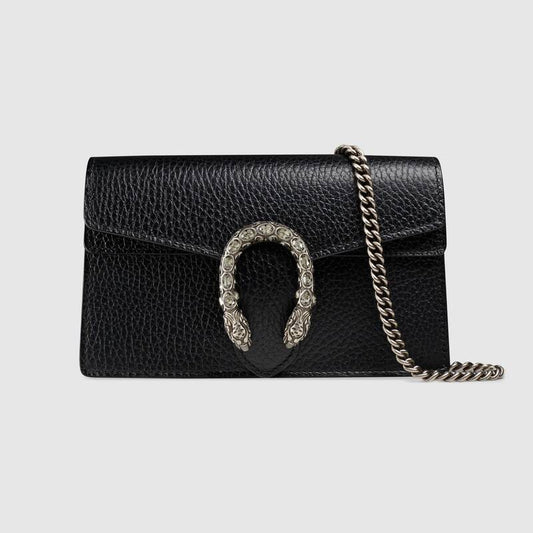 Dionysus leather super mini bag Black leather - image 1