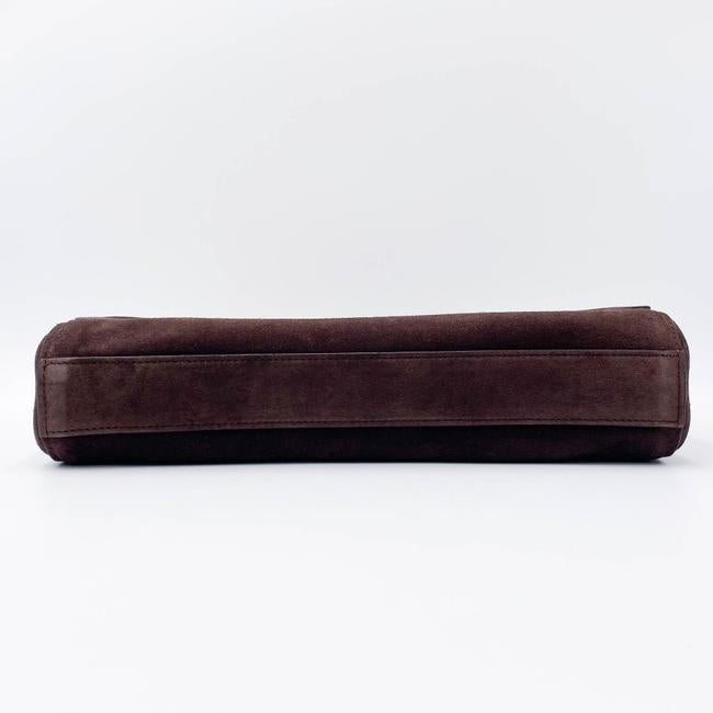 Saint Laurent Monogram Kate Soft Medium Reversible Ysl Monogram Brown Suede Leather Cross Body Bag - image 6