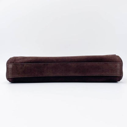 Saint Laurent Monogram Kate Soft Medium Reversible Ysl Monogram Brown Suede Leather Cross Body Bag - image 6