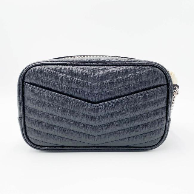 Saint Laurent Monogram Camera Lou Mini Quilted Black/Silver Black Leather Shoulder Bag - photo 6