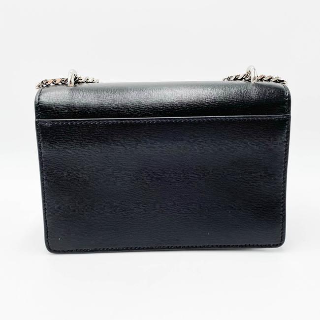 Saint Laurent Monogram Sunset Chain Wallet Black Calfskin Leather Shoulder Bag - photo 6
