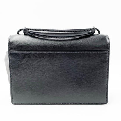 Saint Laurent Monogram Top Handle Sunset Noir Bhw Black Leather Shoulder Bag - photo 6