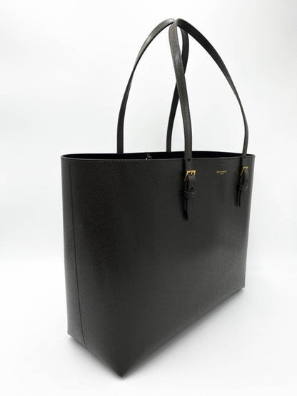 Saint Laurent Monogram Medium Shopping Bouclé Grey Leather Tote - photo 7