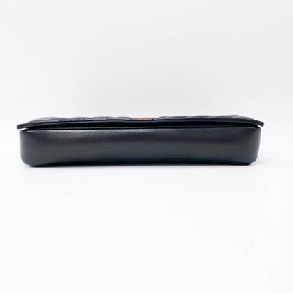 Saint Laurent Monogram Kate Shoulder 99 Quilted Baguette Black Leather Cross Body Bag - photo 7