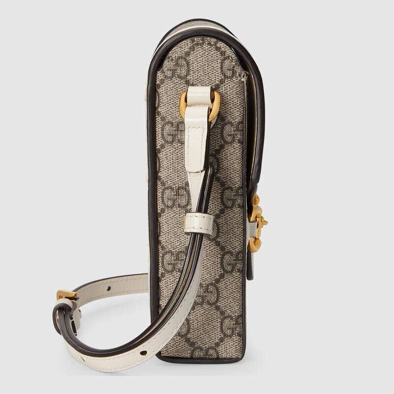 Gucci Horsebit 1955 mini bag White leather - photo 4
