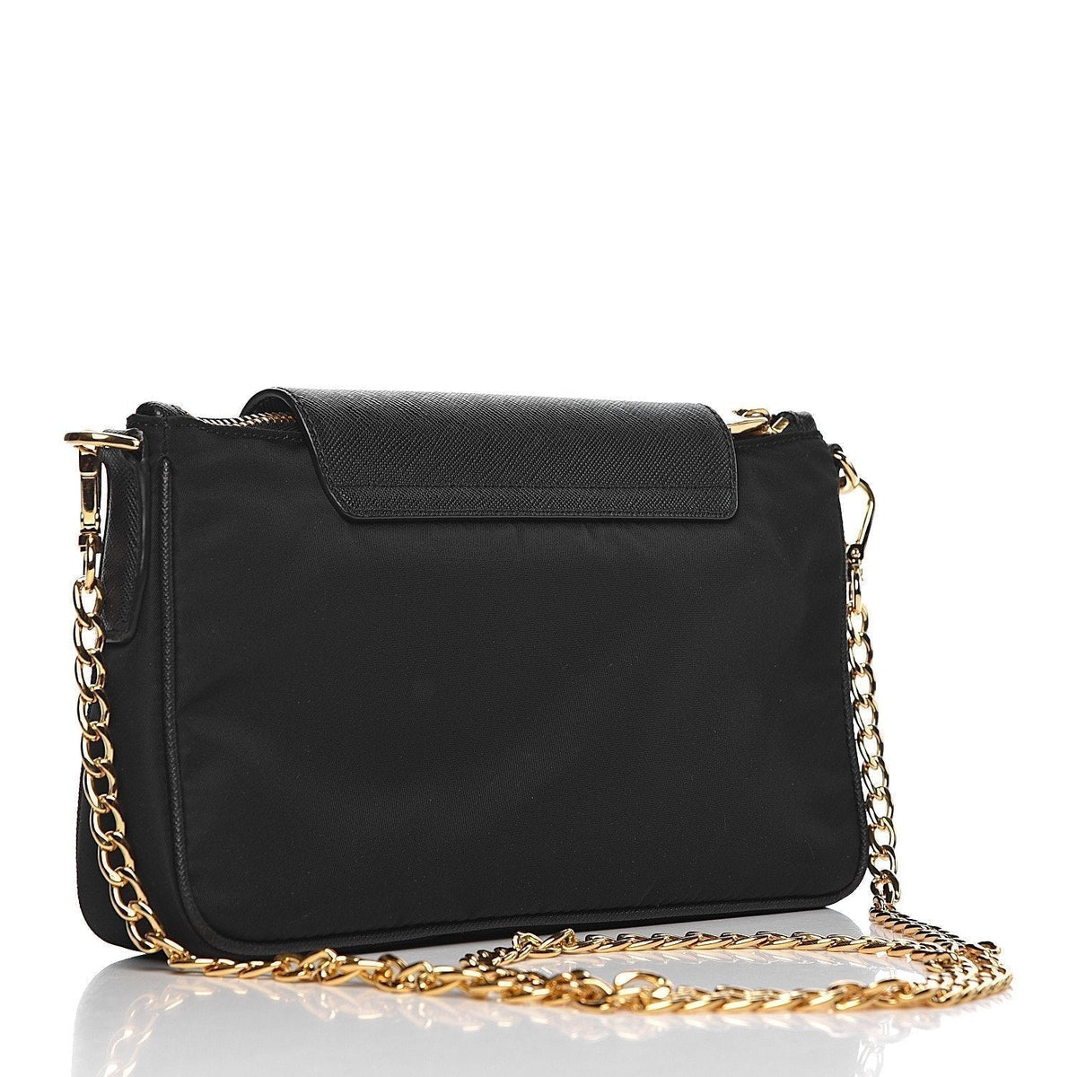 Black Nylon Saffiano Crossbody - image 2
