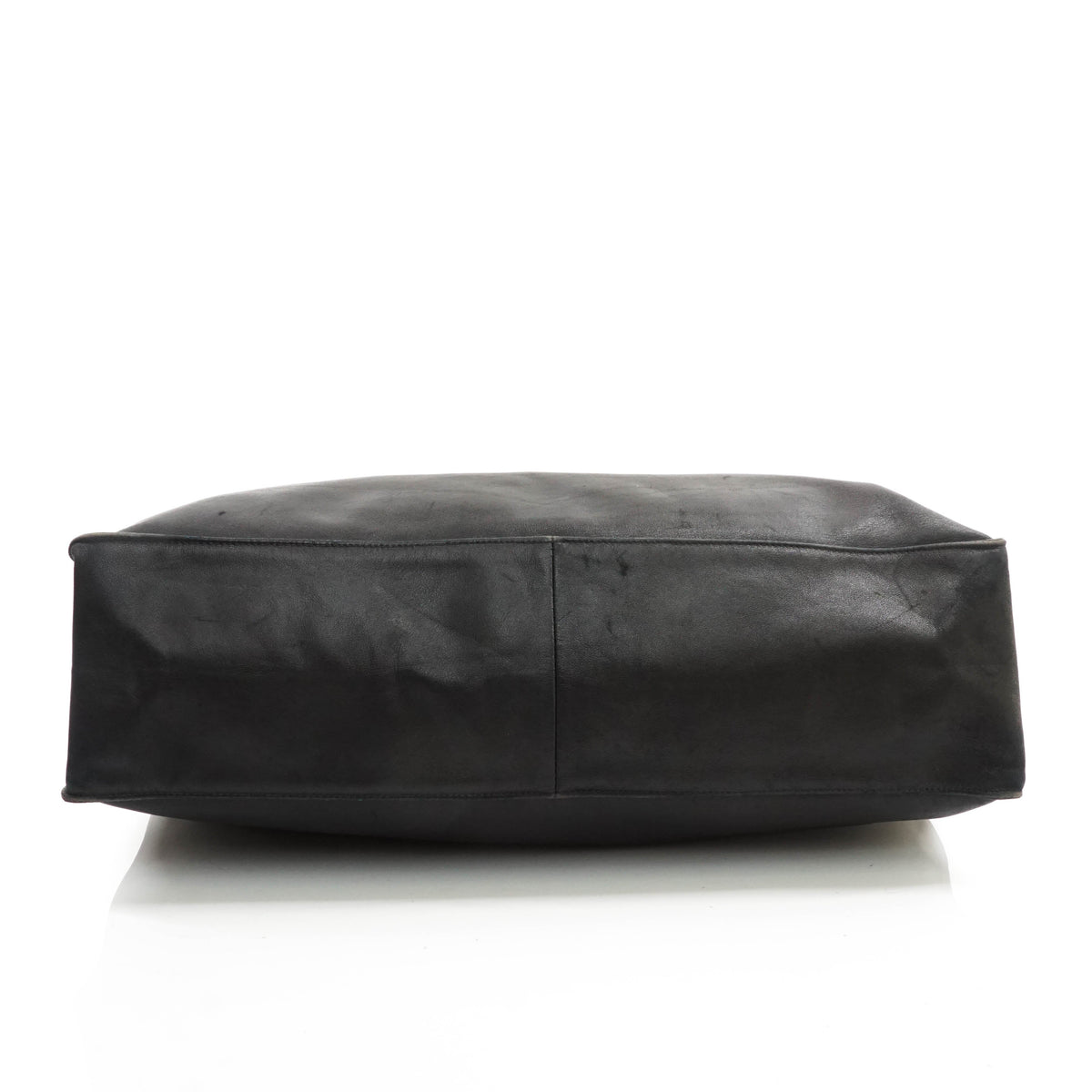 Chanel Tote Bag Black Leather - image 6