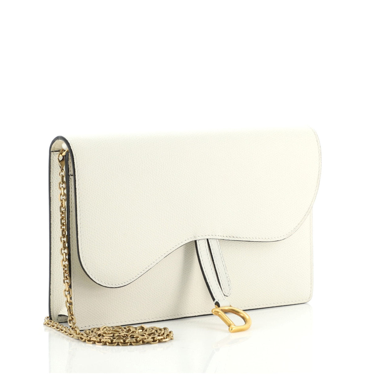 Saddle Chain Clutch Leather - image 2