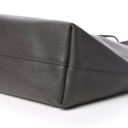 Saint Laurent Shopping Calfskin Large Dark Grey Leather Tote - photo 10
