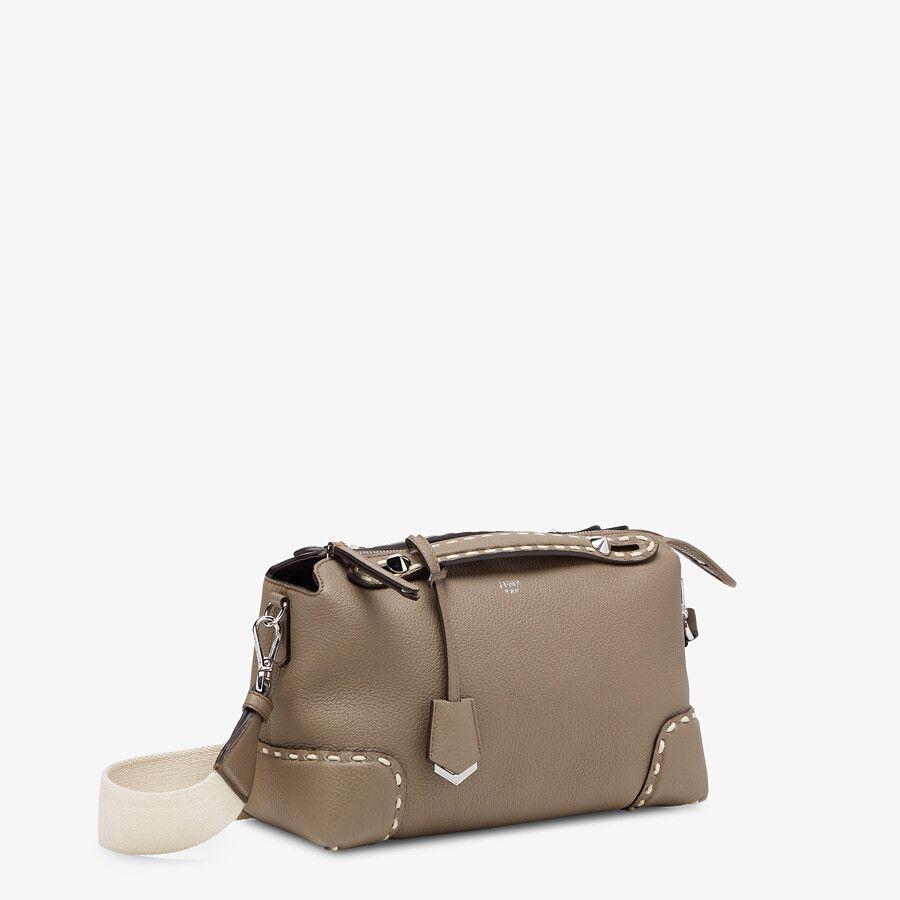 Fendi Full Grain Leather Boston Bag - photo 2