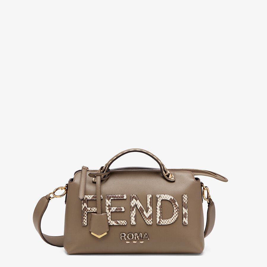 Fendi Leather and Elaphe Boston Bag - photo 1