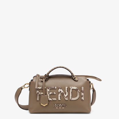 Fendi Leather and Elaphe Boston Bag - photo 1
