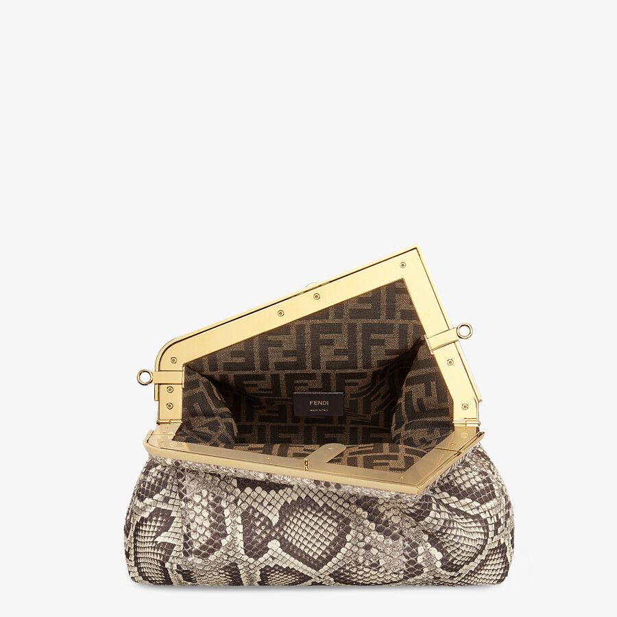 Fendi Medium Python Leather Bag - photo 4