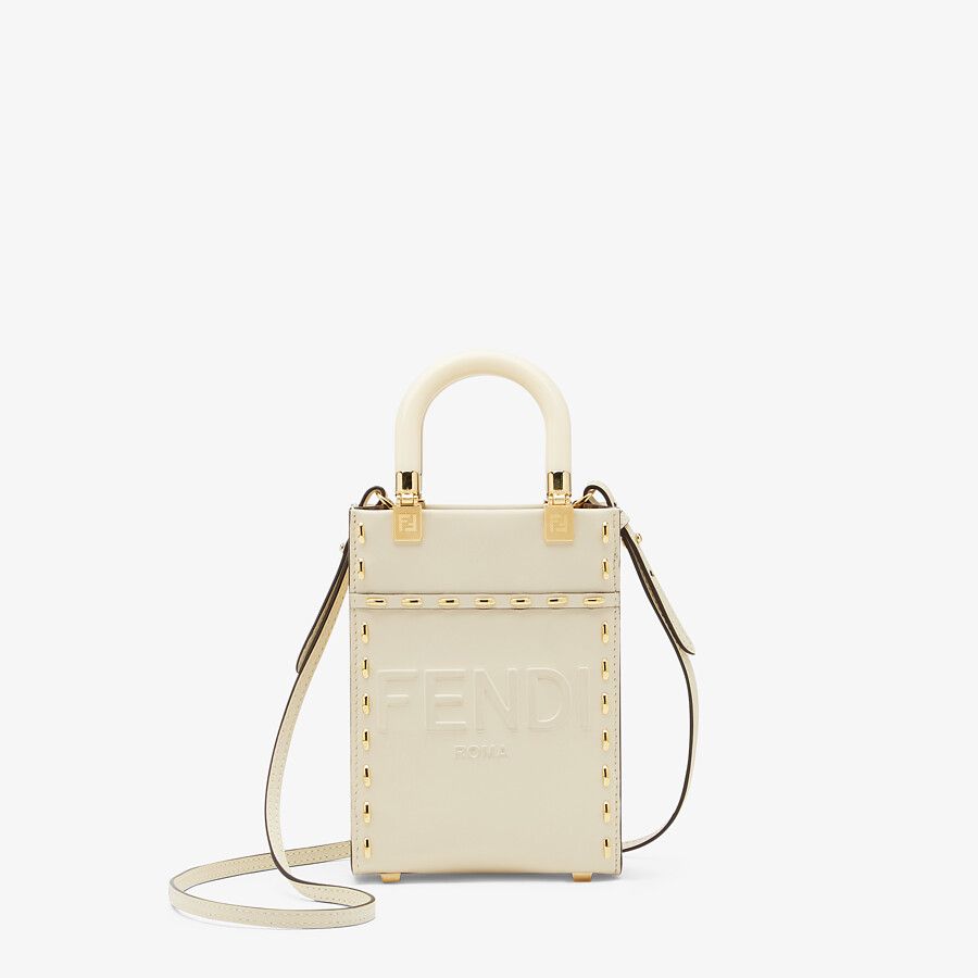 Fendi White Leather Mini Bag - photo 1