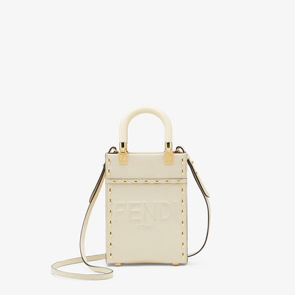 Fendi White Leather Mini Bag - photo 1