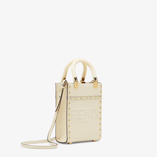 Fendi White Leather Mini Bag - photo 2