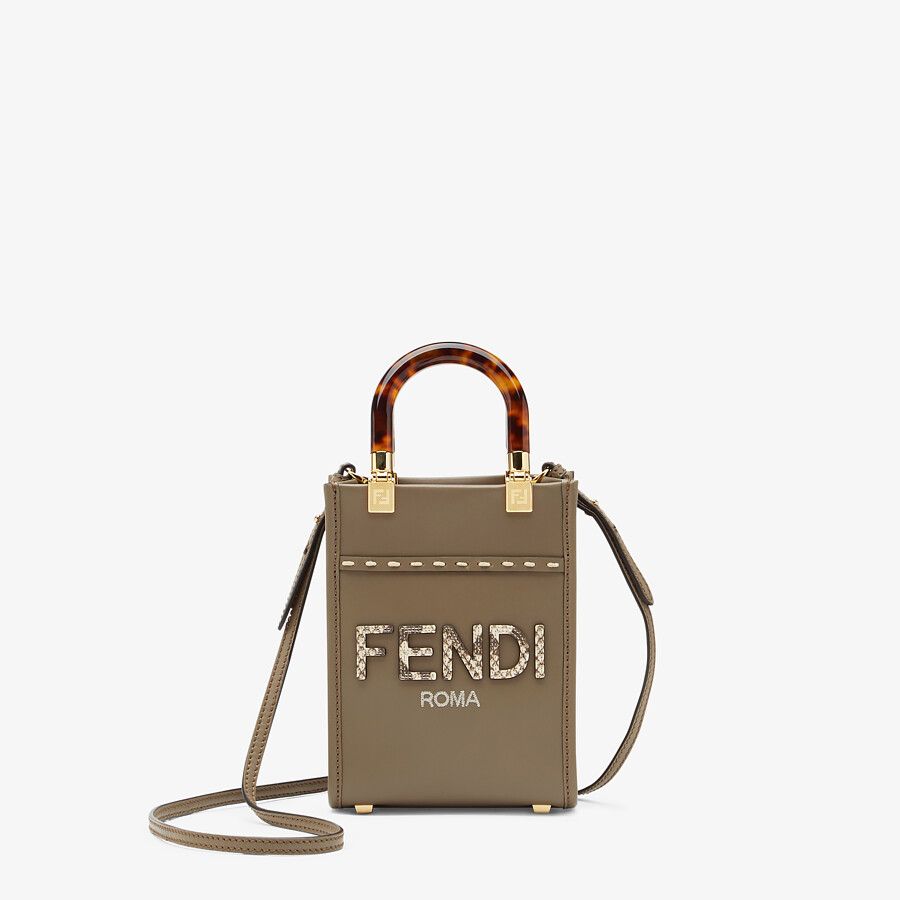 Fendi Leather and Elaphe Mini-bag - photo 1