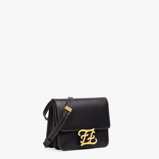 Fendi Karligraphy Black Leather Bag - photo 2