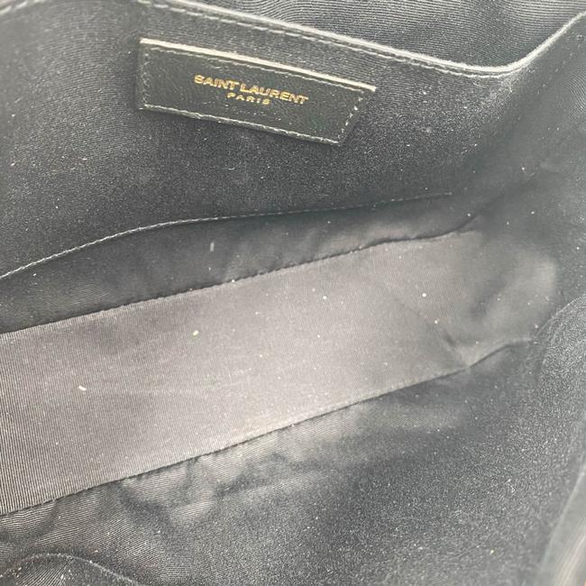 Saint Laurent Monogram Lou Camera Calfskin Matelasse Dark Legion Red Leather Shoulder Bag - photo 9