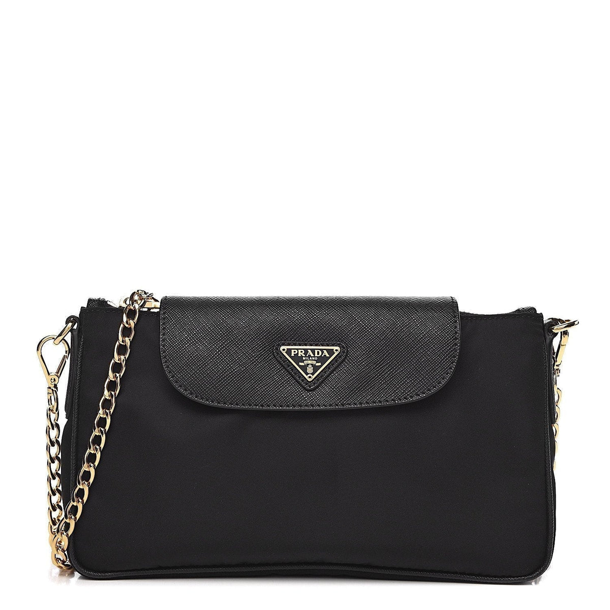 Black Nylon Saffiano Crossbody - image 1