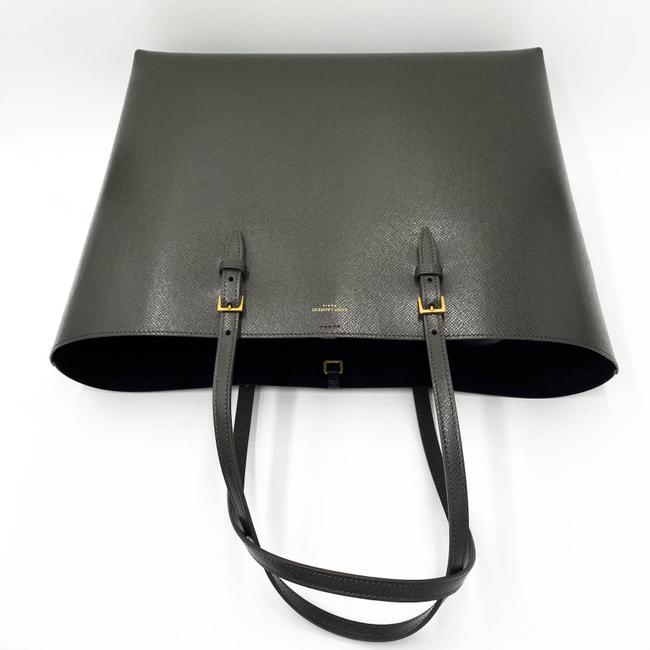 Saint Laurent Monogram Medium Shopping Bouclé Grey Leather Tote - photo 10