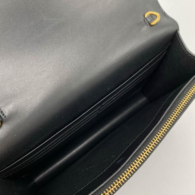 Saint Laurent Monogram Kate Chain Wallet Woc Calfskin Classic Tassel Black Leather Shoulder Bag - image 10