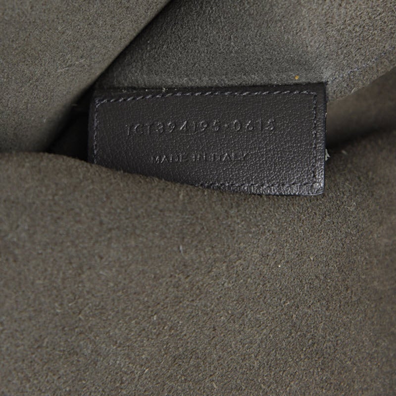 Saint Laurent Shopping Calfskin Large Dark Grey Leather Tote - photo 6