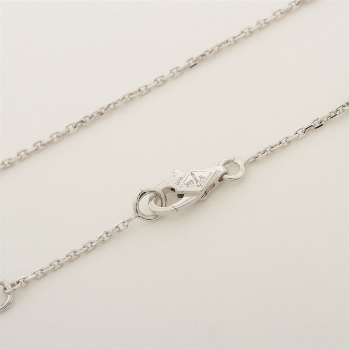 Van Cleef & Arpels Frivole Mini Diamond Necklace White Gold 2022 - photo 6