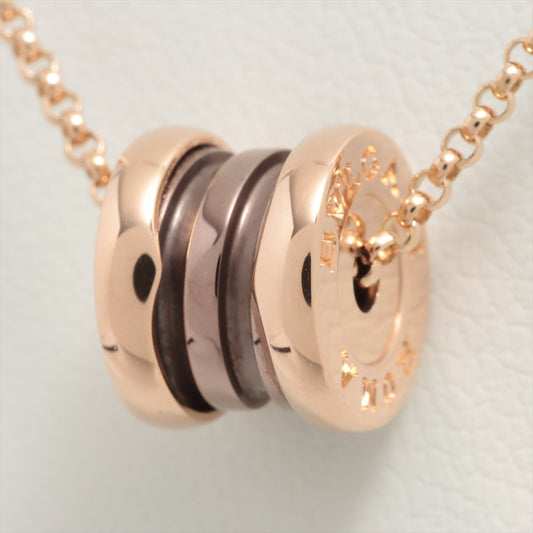 Bvlgari Mini B.Zero 1 Necklace Bronze Rose Gold Ceramic - photo 1