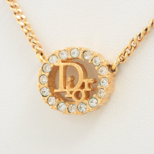 Christian Dior Logo Rhinestone Necklace Costume Jewellery - photo 1