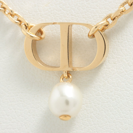 Christian Dior CD Logo with Pearl Necklace Costume Jewellery - photo 1