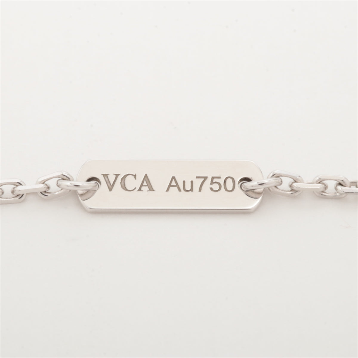Van Cleef & Arpels white gold Vintage Alhambra White Mother Of Pearl Necklace 2021 - photo 4