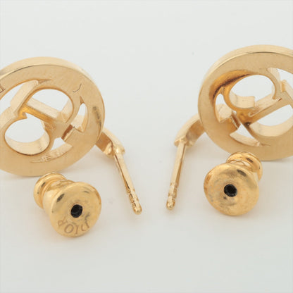 Dior Round CD Pink Rhinestone Earrings (Costume Jewellery) - photo 4