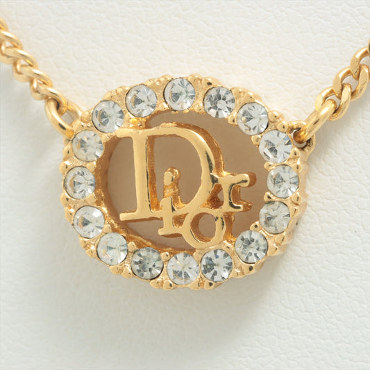 ITEM 5 - Dior Logo Crystal Necklace Costume Jewellery - photo 1