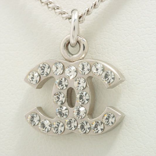 Chanel CC Silver Rhinestone Necklace (Costume Jewellery) - photo 1