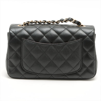 Chanel Mini Rectangular Black Caviar Crossbody Bag - photo 2