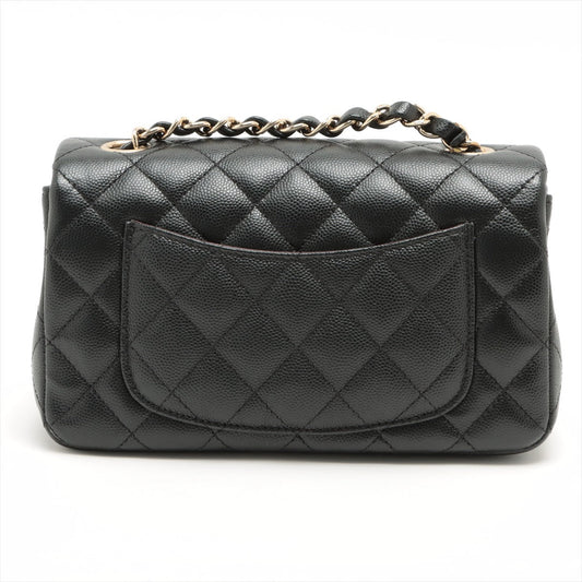 Chanel Mini Rectangular Black Caviar Crossbody Bag - photo 2