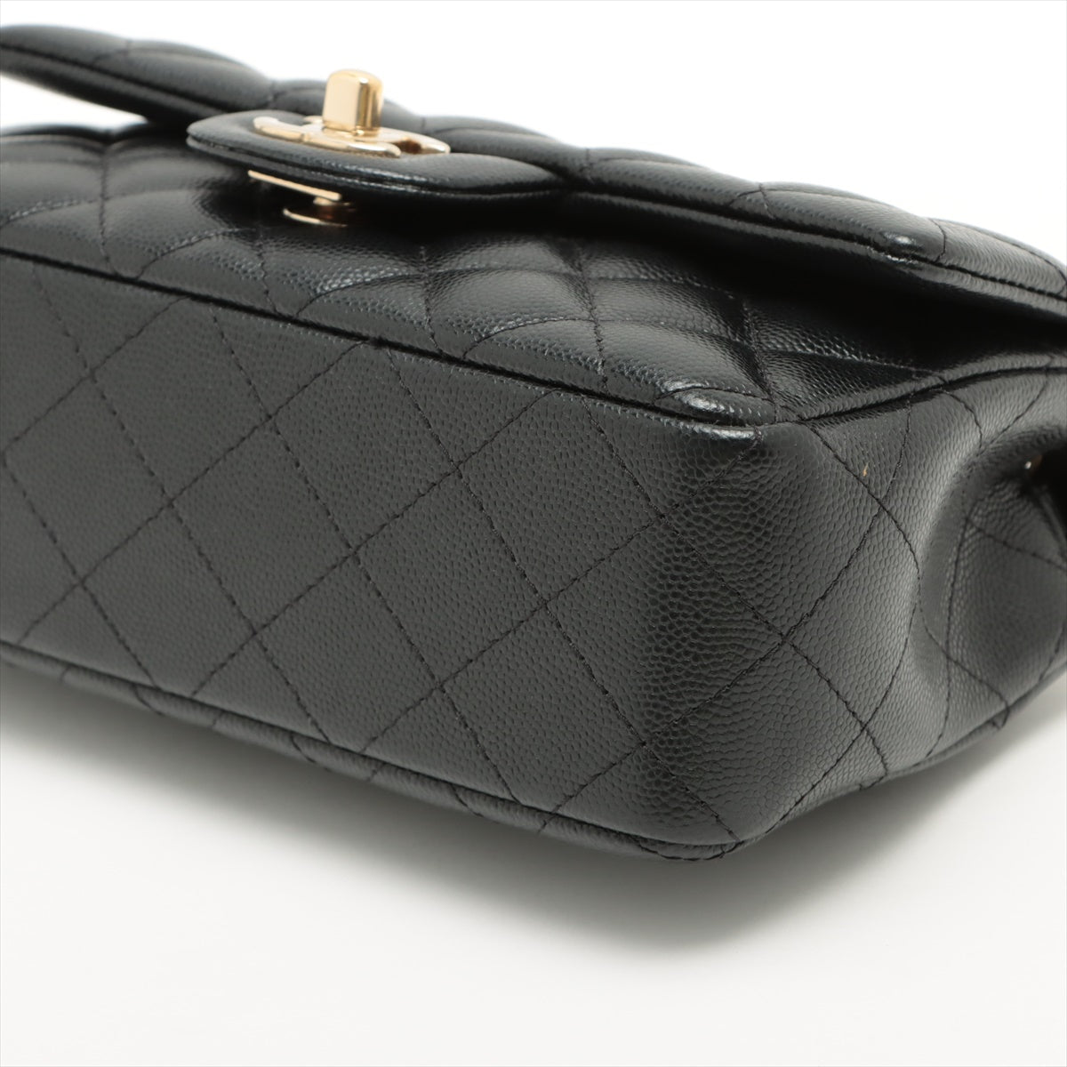 Chanel Mini Rectangular Black Caviar Crossbody Bag - photo 8
